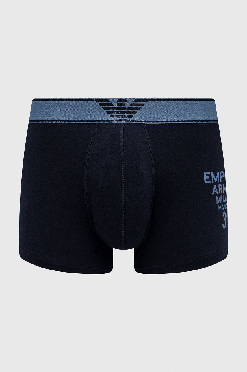 Emporio Armani Underwear Boxerky pánské tmavomodrá barva - Pepit.cz