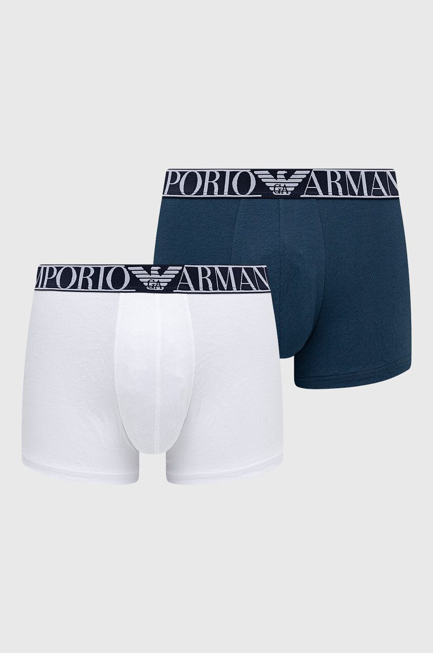 Emporio Armani Underwear Boxerky 2-pack pánské fialová barva - Pepit.cz