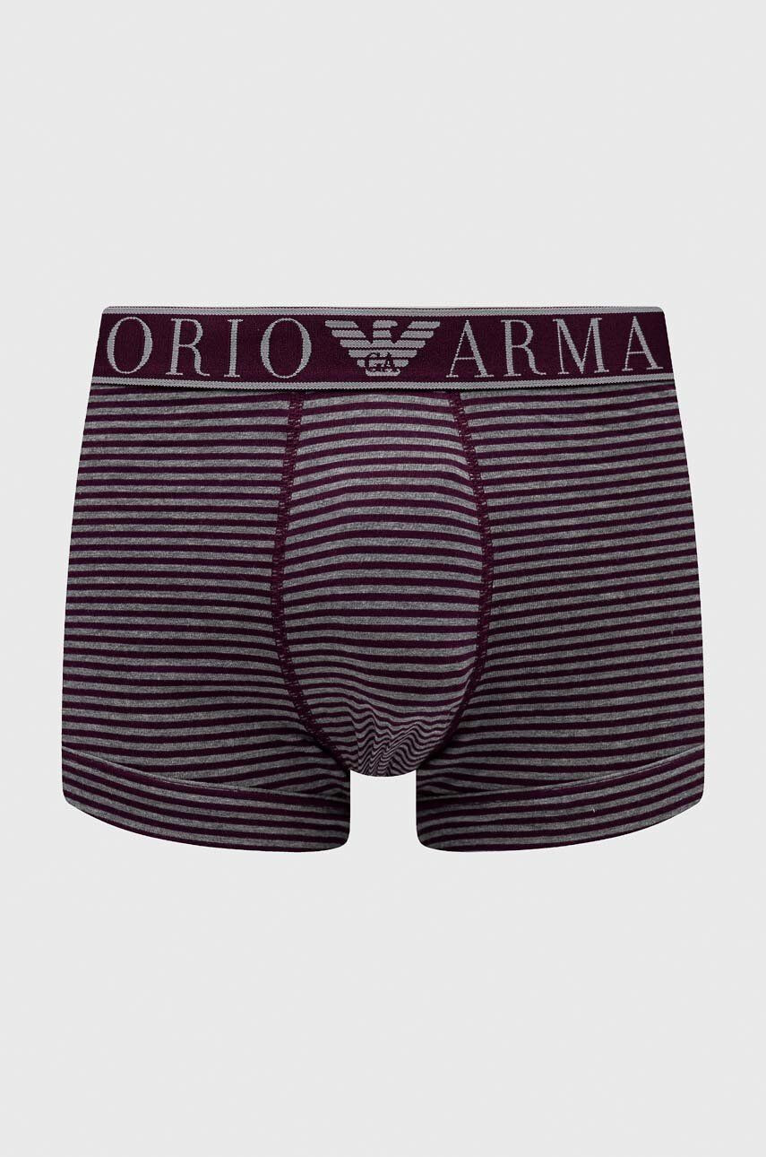 Emporio Armani Underwear Boxerky 2-pack pánské fialová barva - Pepit.cz