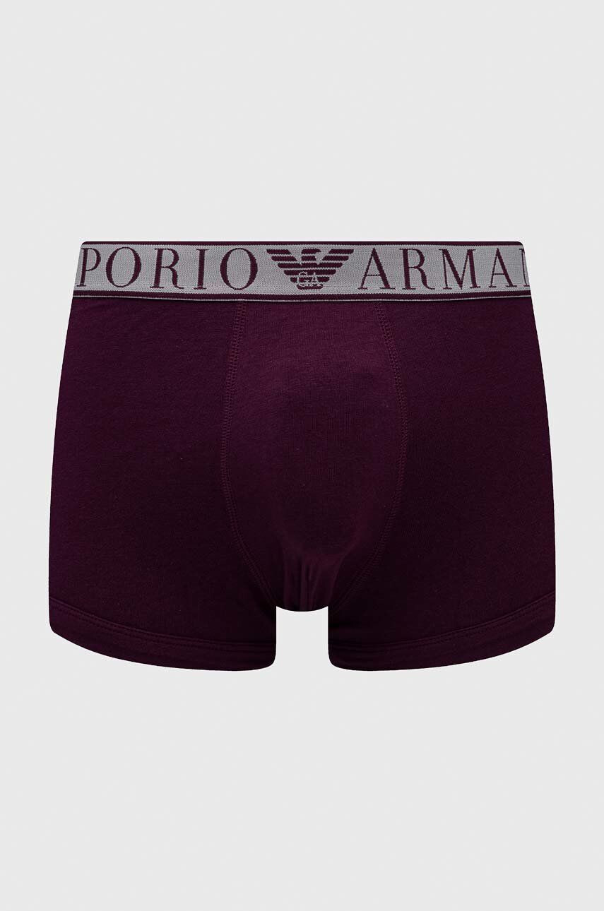 Emporio Armani Underwear Boxerky 2-pack pánské fialová barva - Pepit.cz