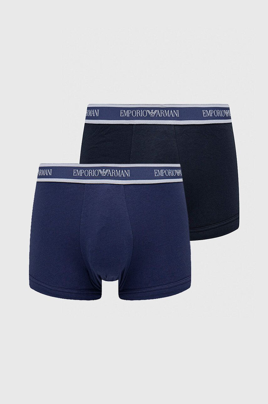 Emporio Armani Underwear Boxerky 2-pack pánské černá barva - Pepit.cz