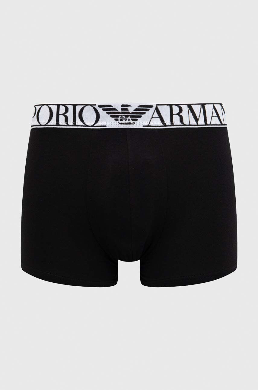 Emporio Armani Underwear Boxerky 2-pack pánské černá barva - Pepit.cz