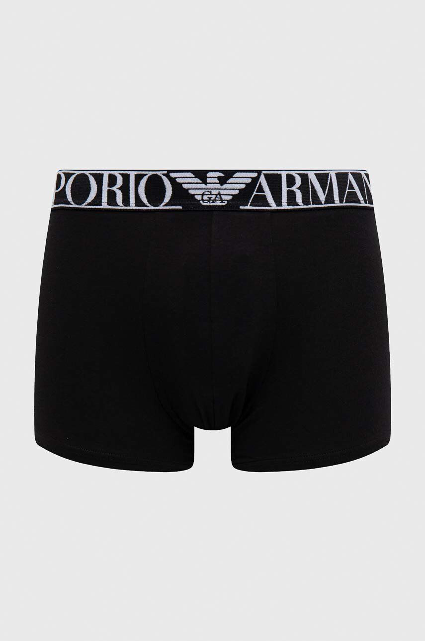 Emporio Armani Underwear Boxerky 2-pack pánské černá barva - Pepit.cz