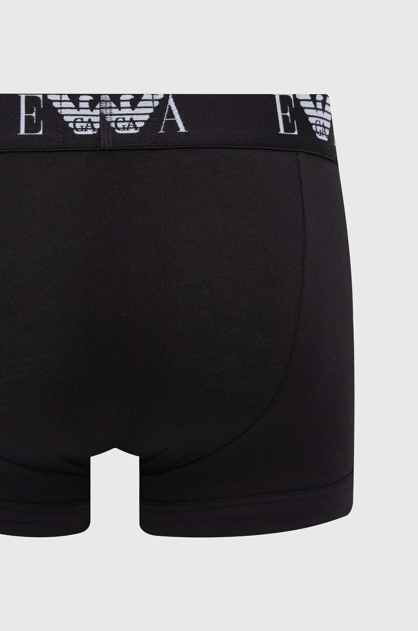 Emporio Armani Underwear Boxerky 3-pack pánské černá barva - Pepit.cz