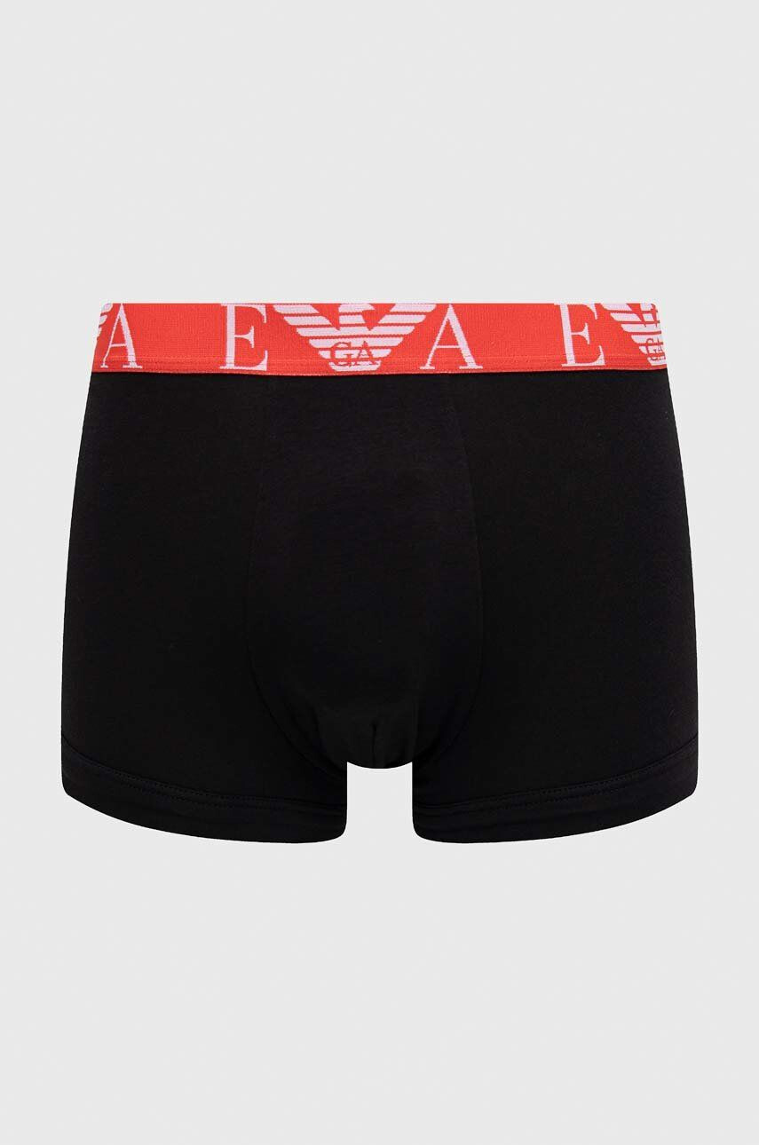 Emporio Armani Underwear Boxerky 3-pack pánské černá barva - Pepit.cz