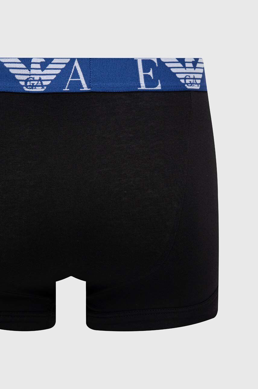 Emporio Armani Underwear Boxerky 3-pack pánské černá barva - Pepit.cz