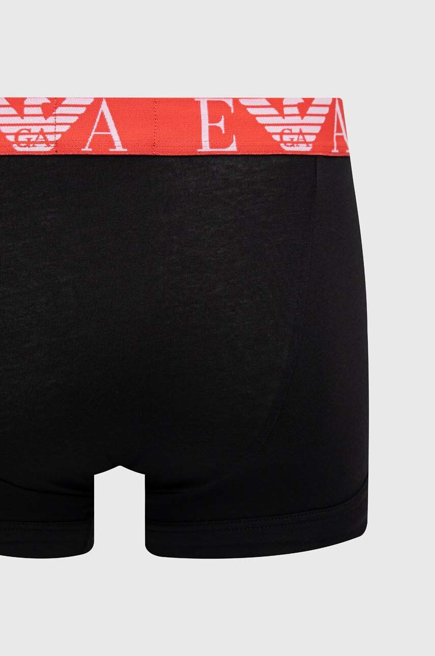 Emporio Armani Underwear Boxerky 3-pack pánské černá barva - Pepit.cz