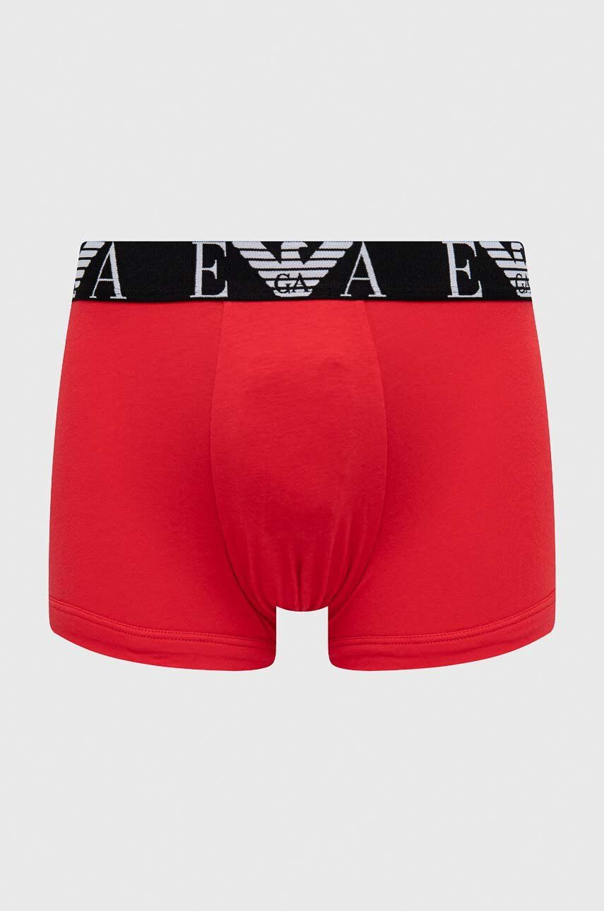 Emporio Armani Underwear Boxerky 3-pack pánské červená barva - Pepit.cz