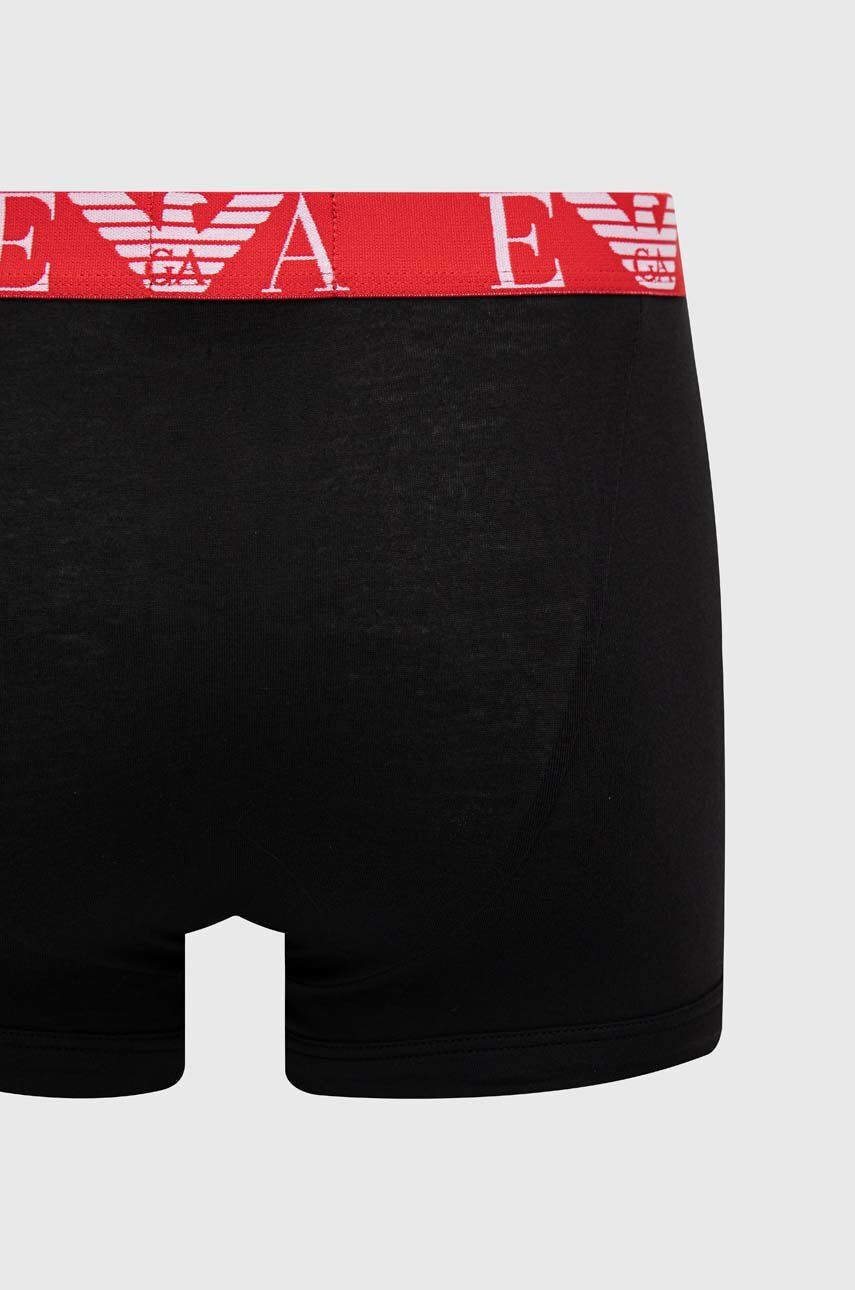 Emporio Armani Underwear Boxerky 3-pack pánské červená barva - Pepit.cz