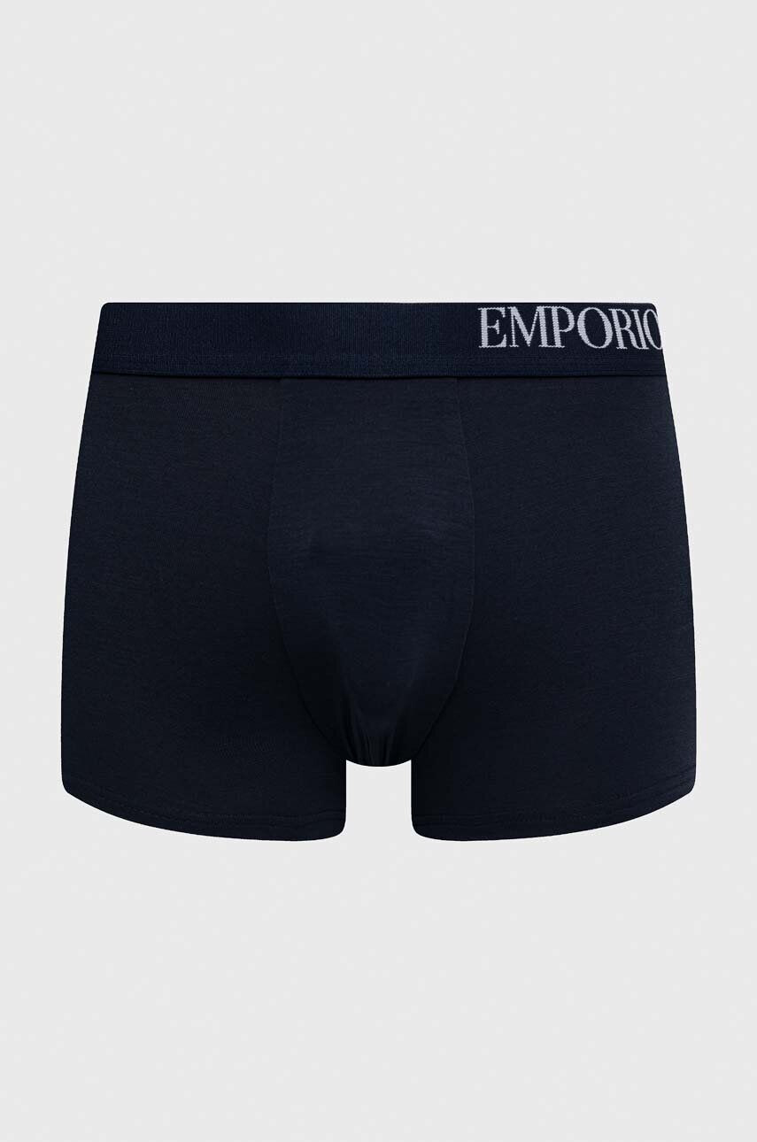 Emporio Armani Underwear Boxerky 3-pack pánské tmavomodrá barva - Pepit.cz