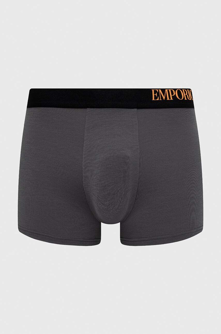 Emporio Armani Underwear Boxerky 3-pack pánské černá barva - Pepit.cz