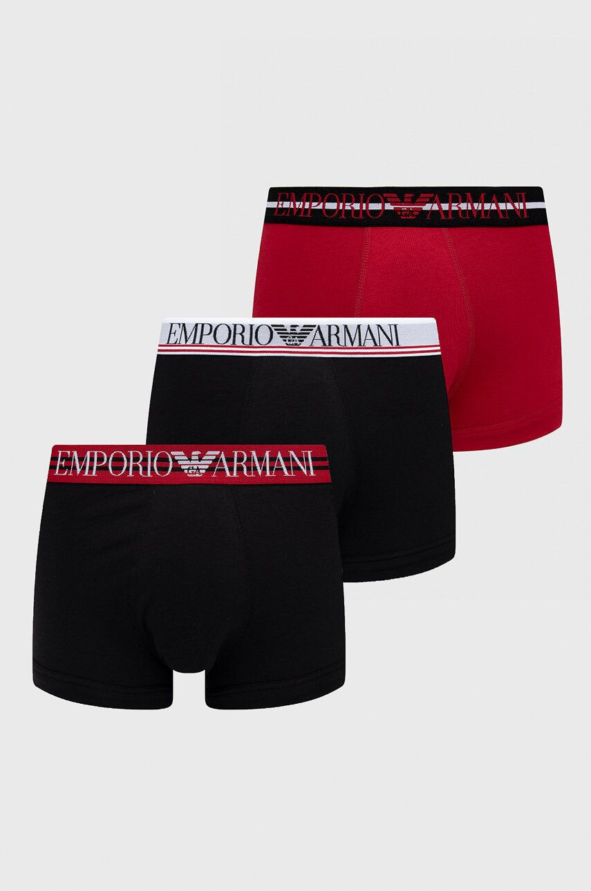 Emporio Armani Underwear Boxerky pánské černá barva - Pepit.cz