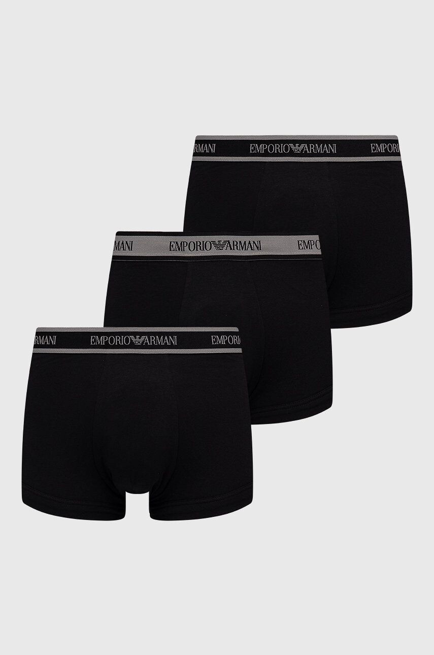 Emporio Armani Underwear Boxerky pánské černá barva - Pepit.cz