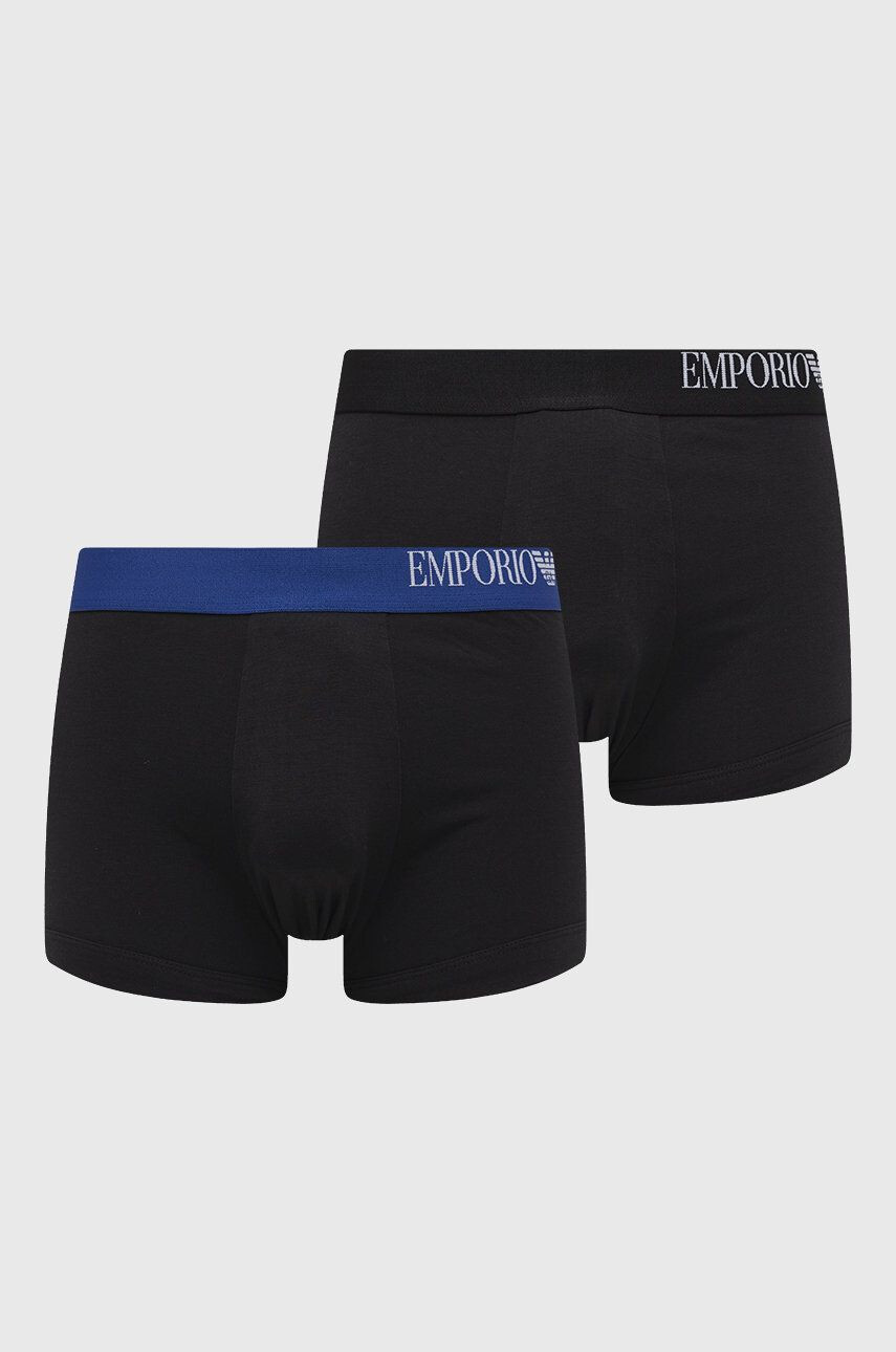 Emporio Armani Underwear Boxerky (3-pak) pánské černá barva - Pepit.cz