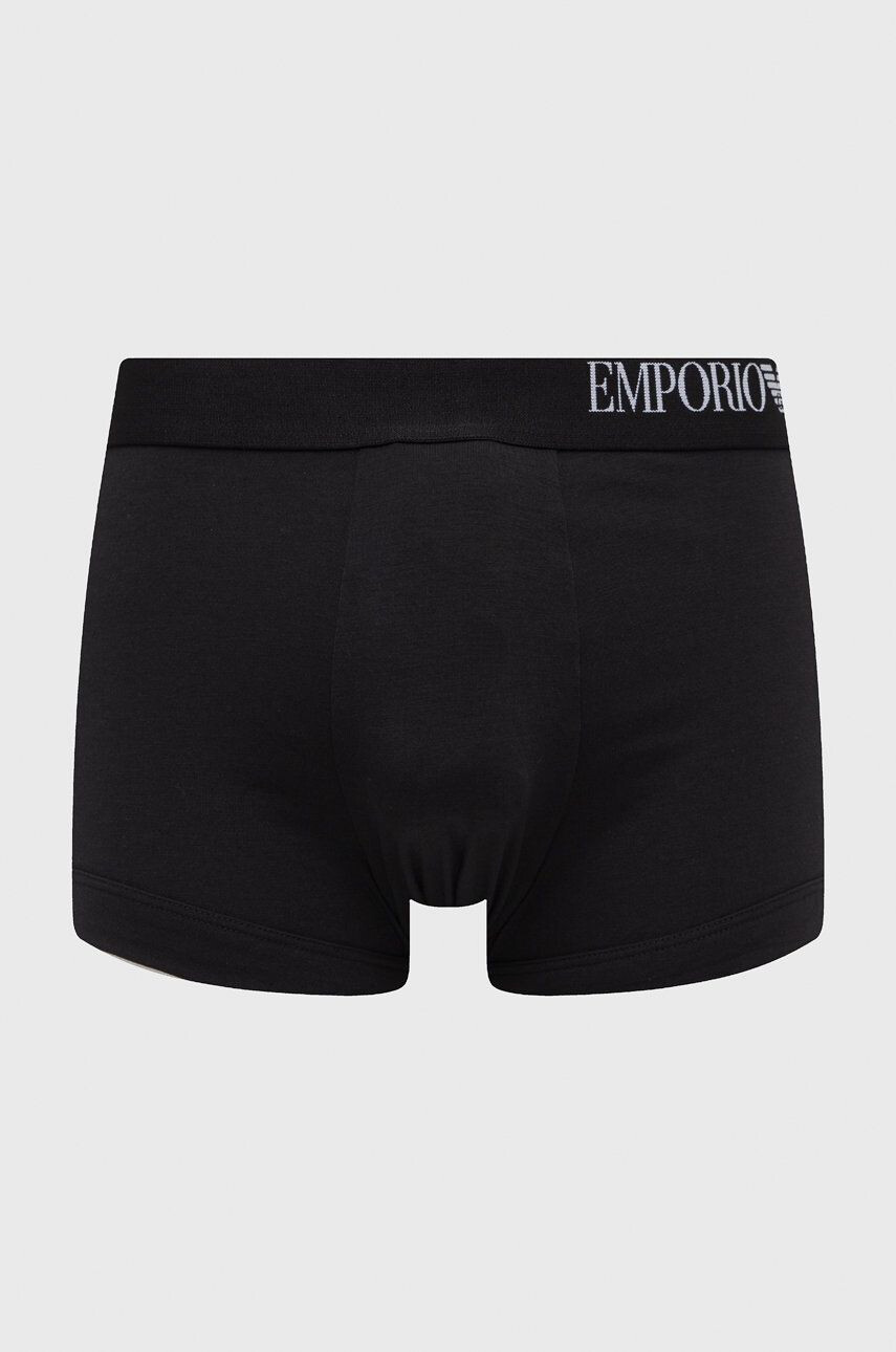 Emporio Armani Underwear Boxerky (3-pak) pánské černá barva - Pepit.cz