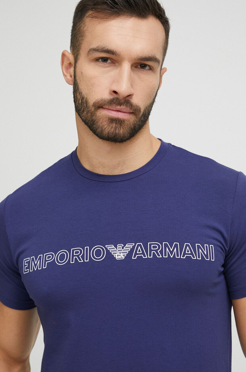 Emporio Armani Underwear Pyžamo černá barva - Pepit.cz