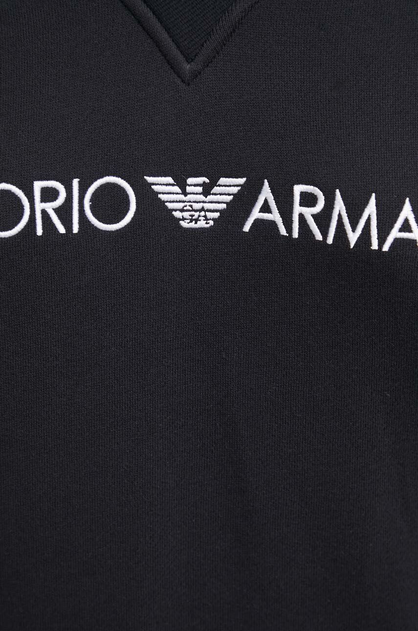 Emporio Armani Underwear Šaty černá barva mini oversize - Pepit.cz