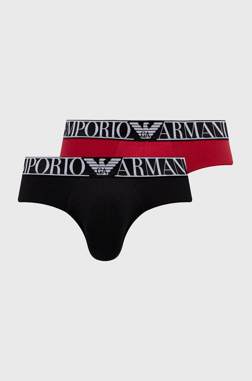 Emporio Armani Underwear Spodní prádlo 2-pack pánské černá barva - Pepit.cz