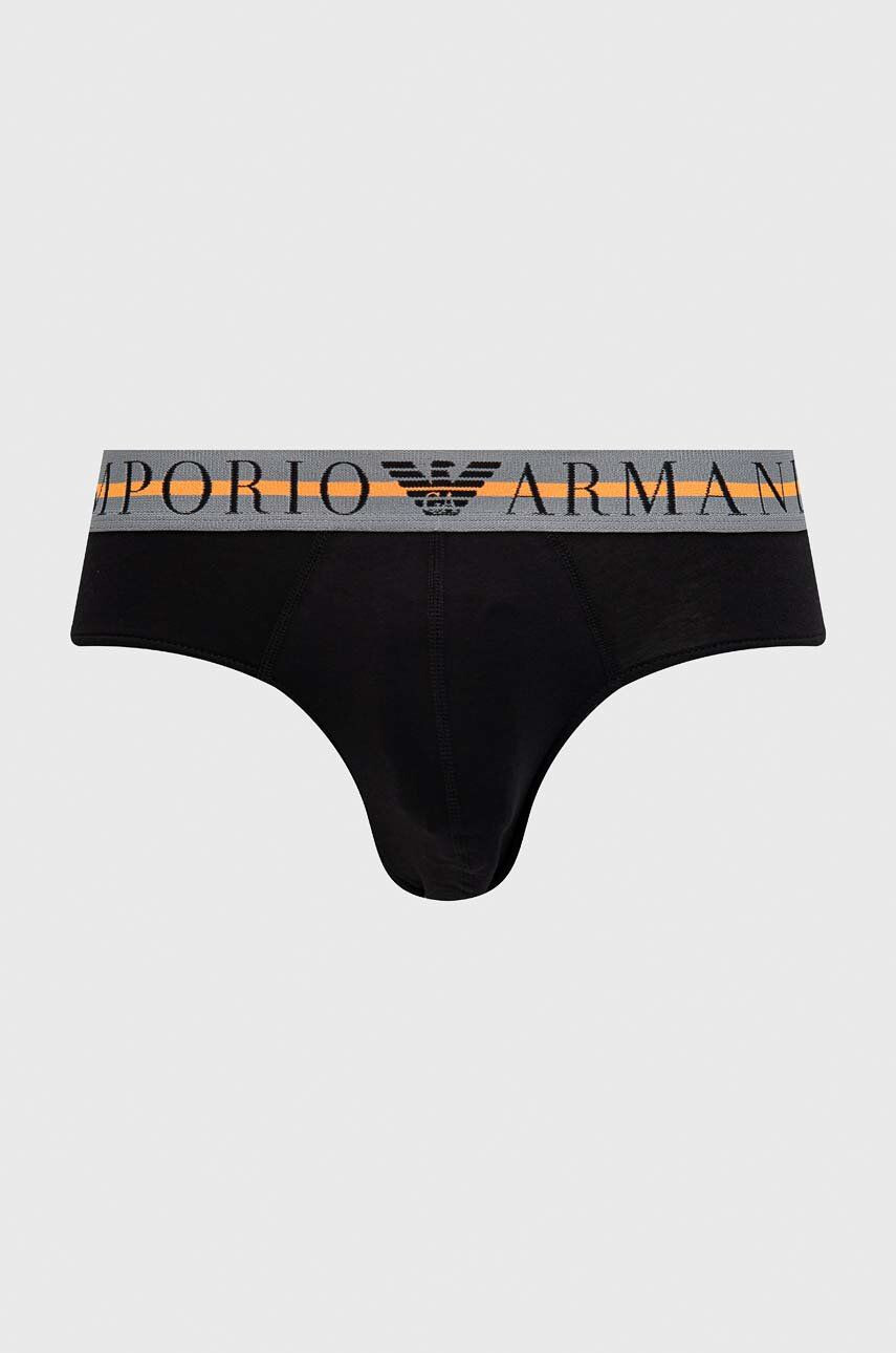 Emporio Armani Underwear Spodní prádlo 3-pack pánské černá barva - Pepit.cz