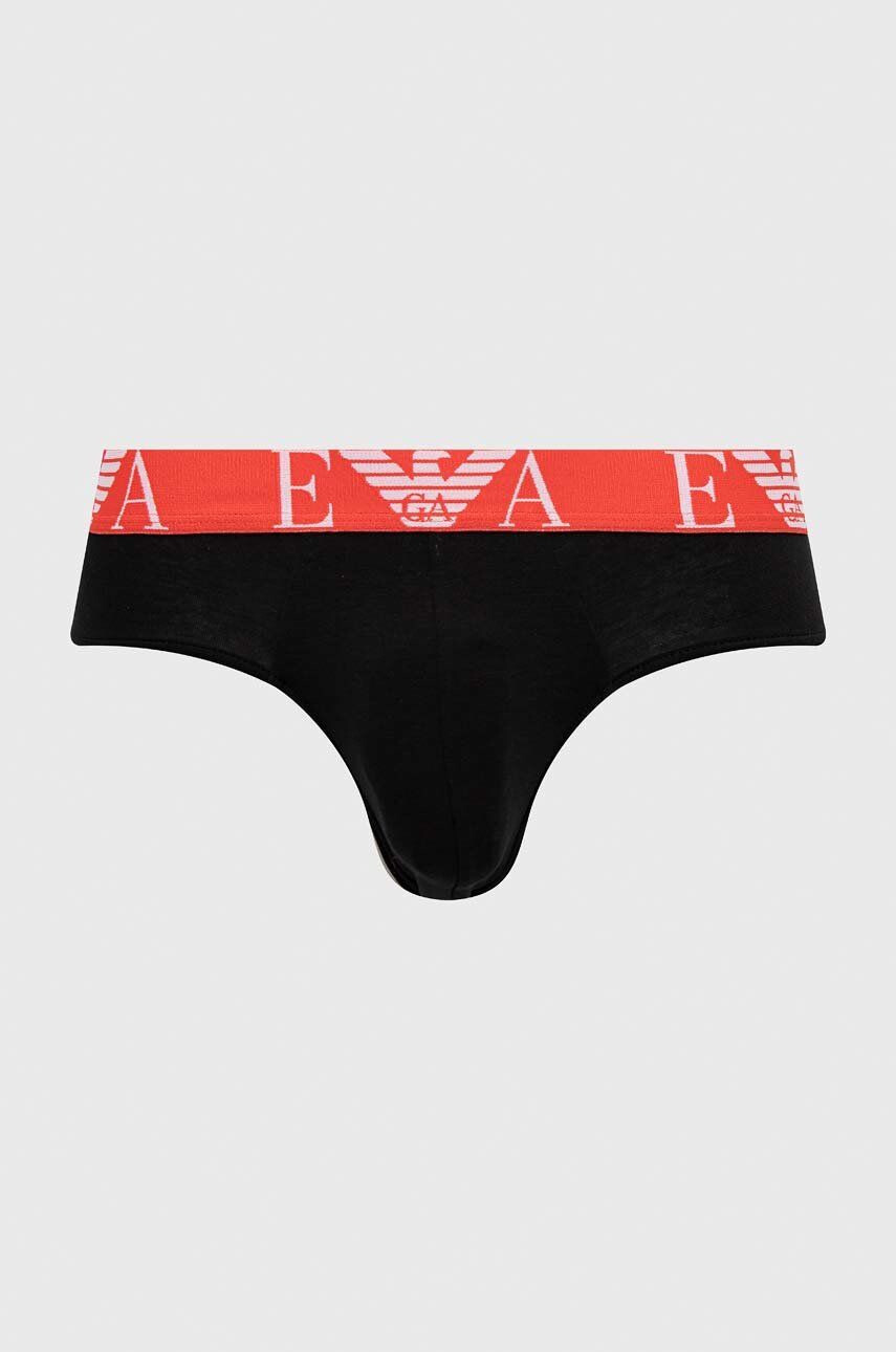 Emporio Armani Underwear Spodní prádlo 3-pack pánské černá barva - Pepit.cz