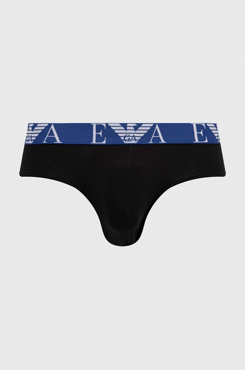 Emporio Armani Underwear Spodní prádlo 3-pack pánské černá barva - Pepit.cz