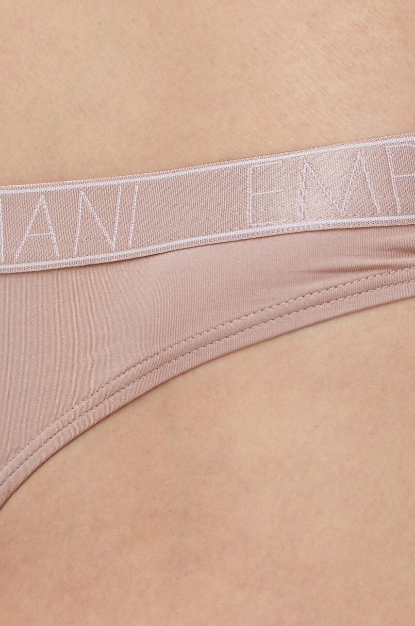 Emporio Armani Underwear Tanga růžová barva - Pepit.cz