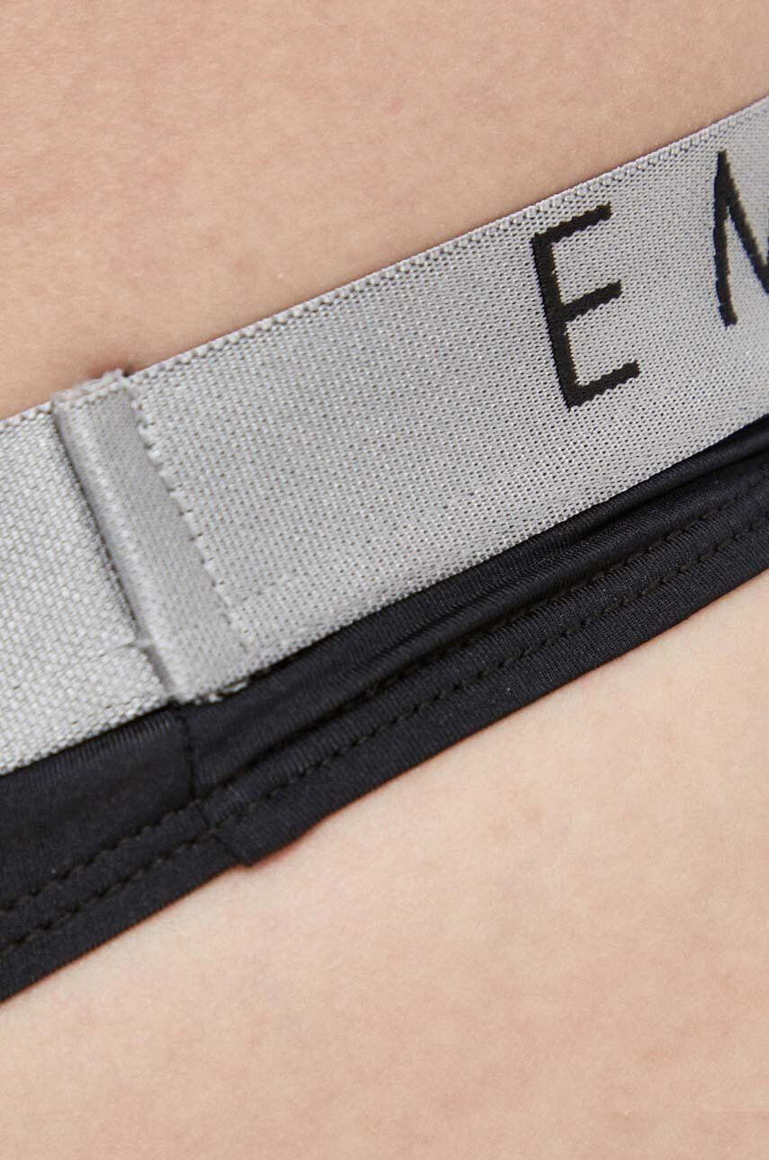 Emporio Armani Underwear Tanga 2-pack černá barva - Pepit.cz