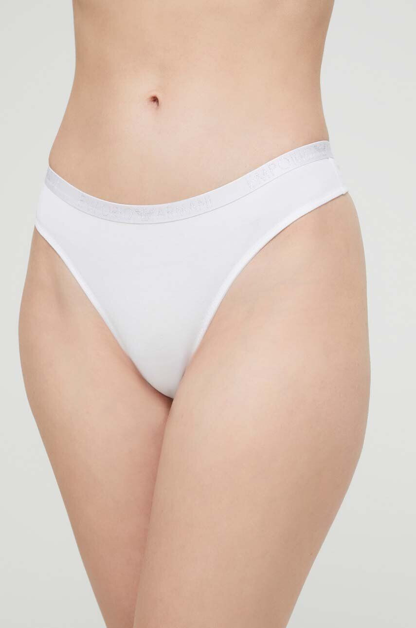 Emporio Armani Underwear Tanga 2-pack černá barva - Pepit.cz