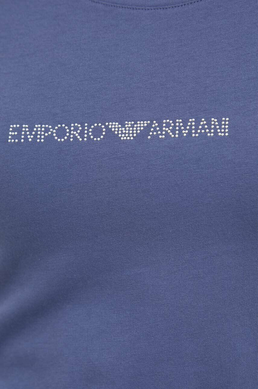 Emporio Armani Underwear Tričko bílá barva s aplikací - Pepit.cz