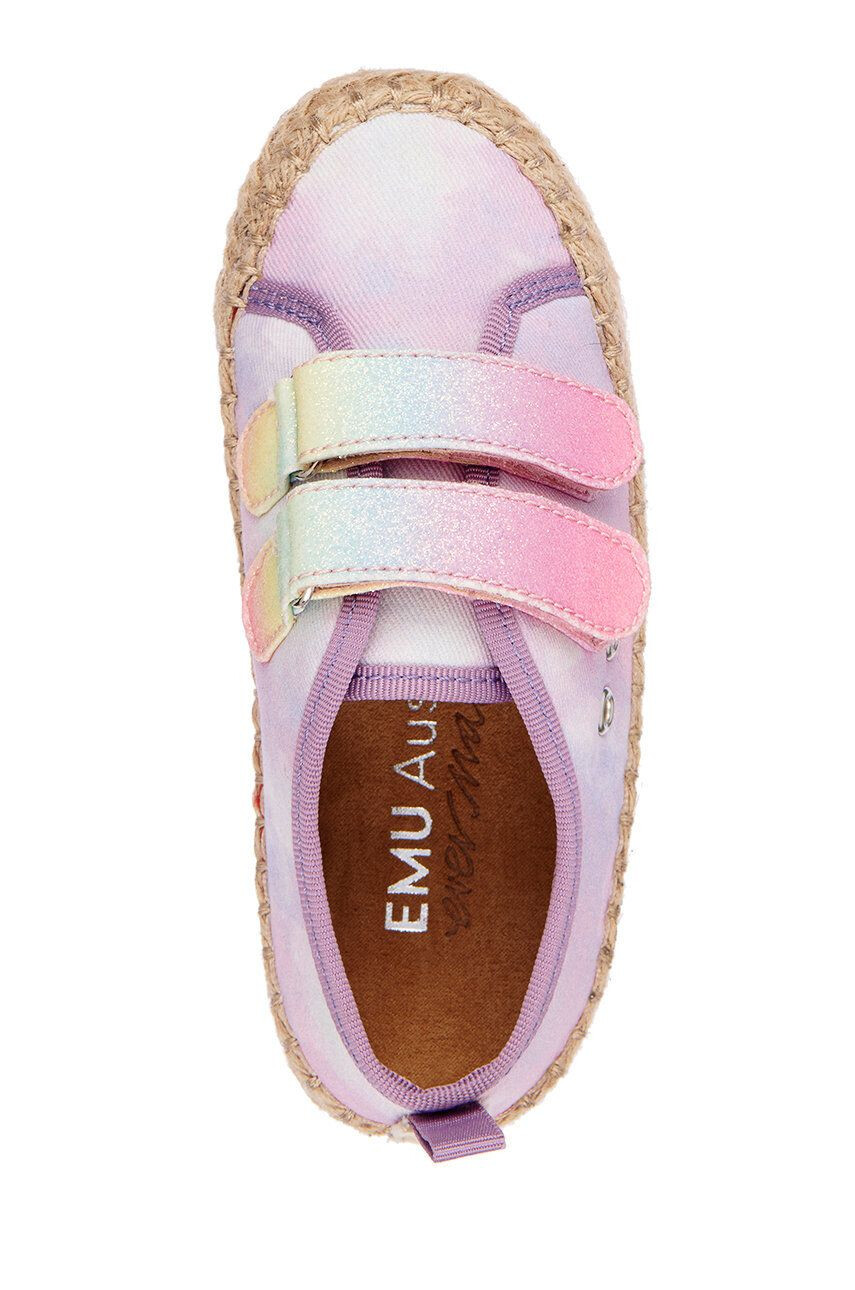 Emu Australia Dětské espadrilky Millner Tie Dye růžová barva - Pepit.cz