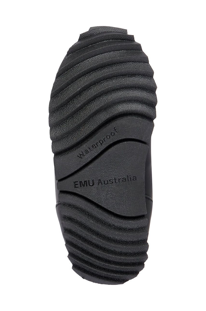 Emu Australia Dětské sněhule Lockyer Metallic černá barva - Pepit.cz