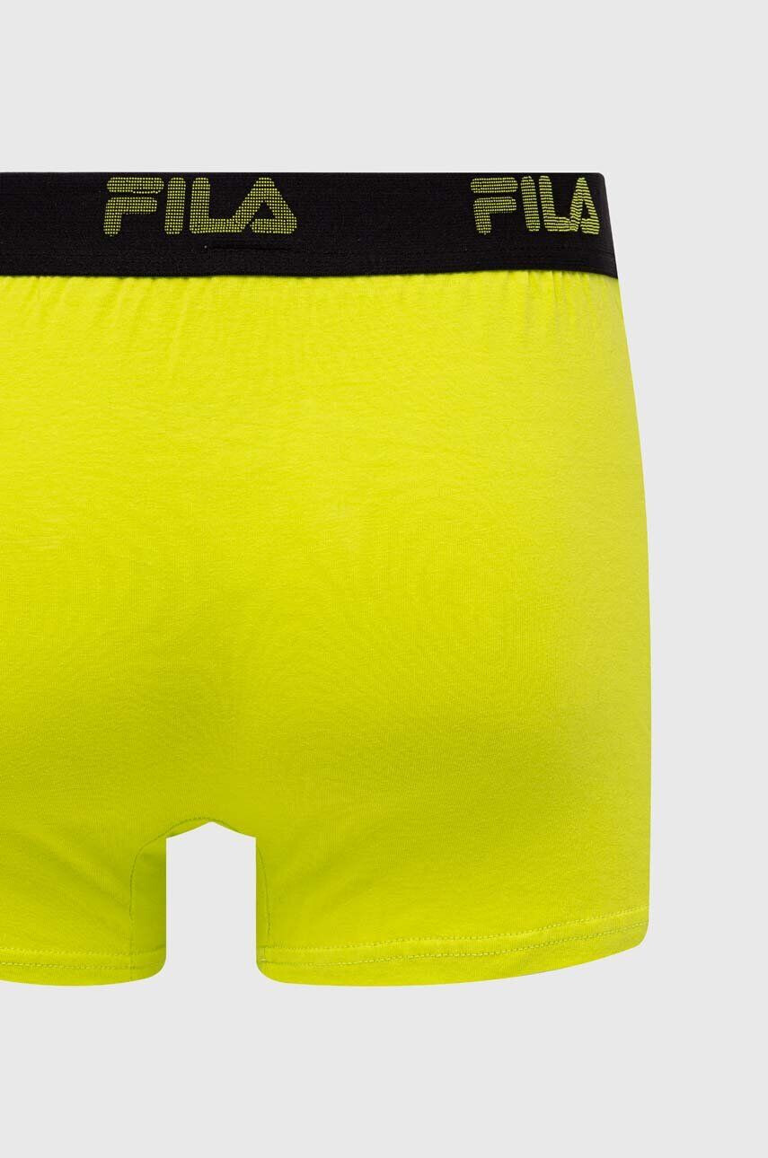 Fila Boxerky pánské zelená barva - Pepit.cz