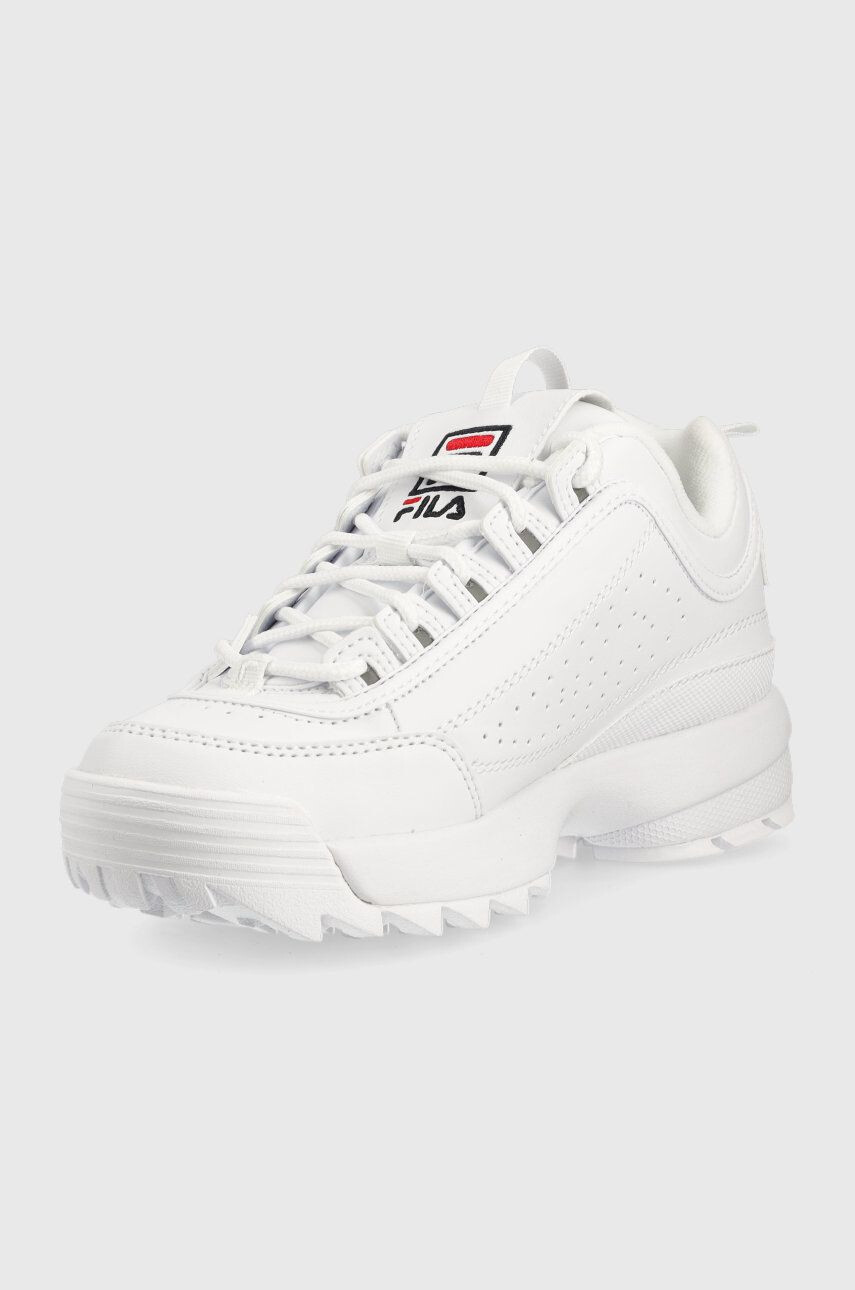 Fila Dětské sneakers boty bílá barva - Pepit.cz