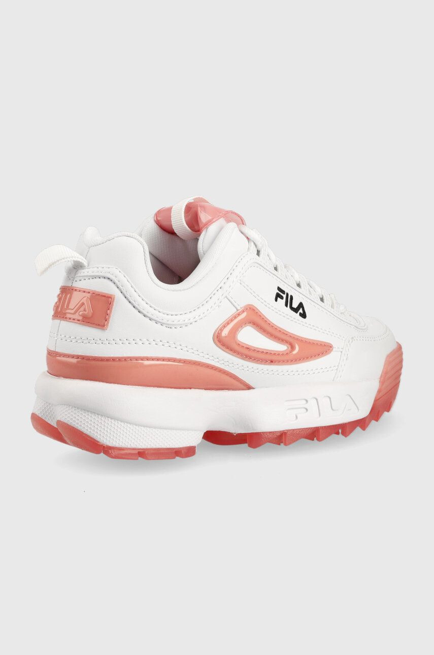 Fila Dětské sneakers boty bílá barva - Pepit.cz