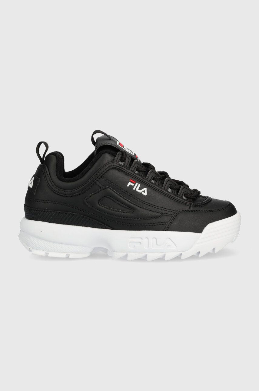 Fila Dětské sneakers boty černá barva - Pepit.cz