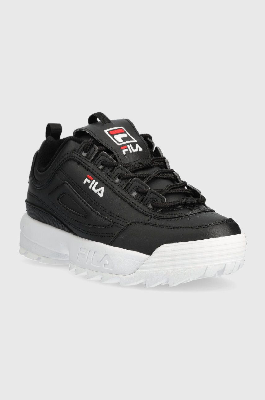 Fila Dětské sneakers boty černá barva - Pepit.cz