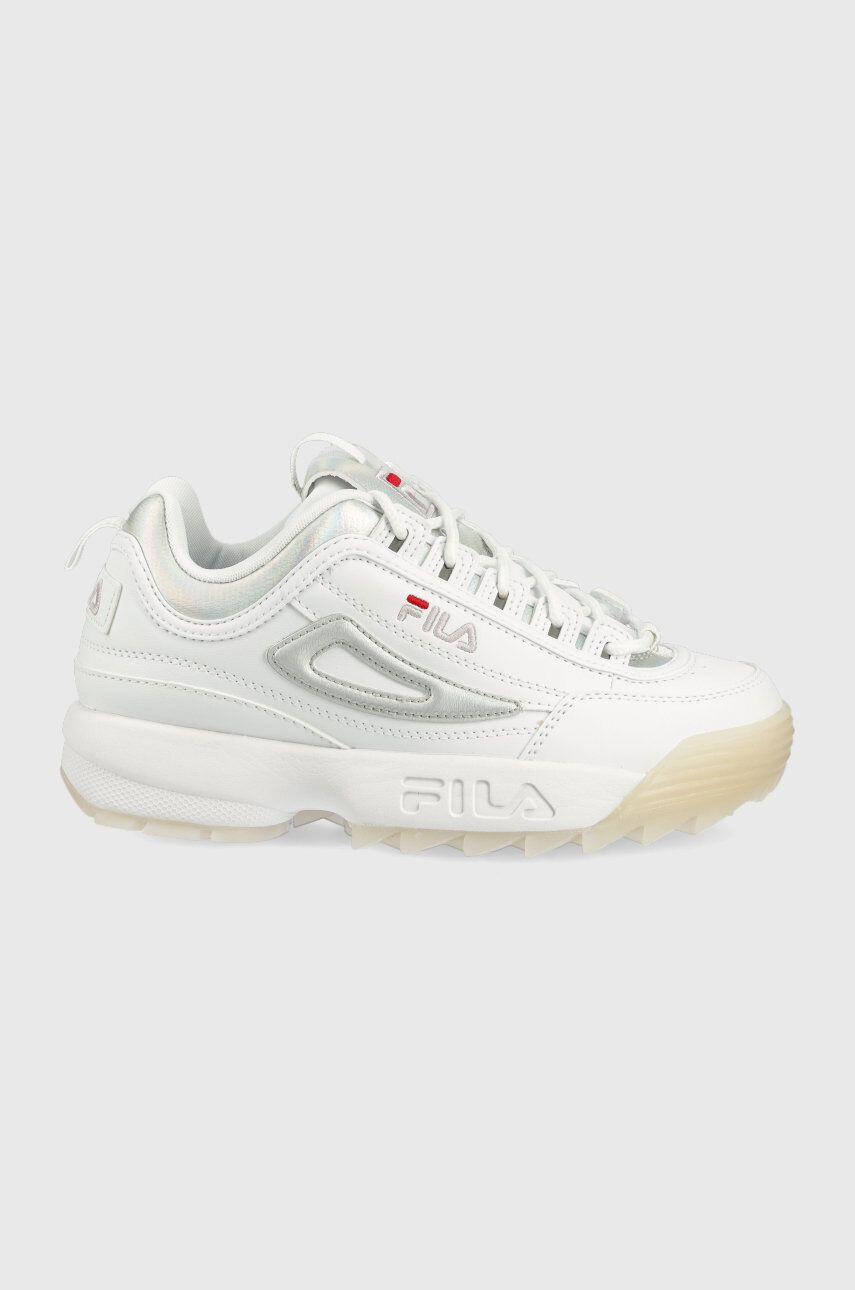 Fila Dětské sneakers boty bílá barva - Pepit.cz