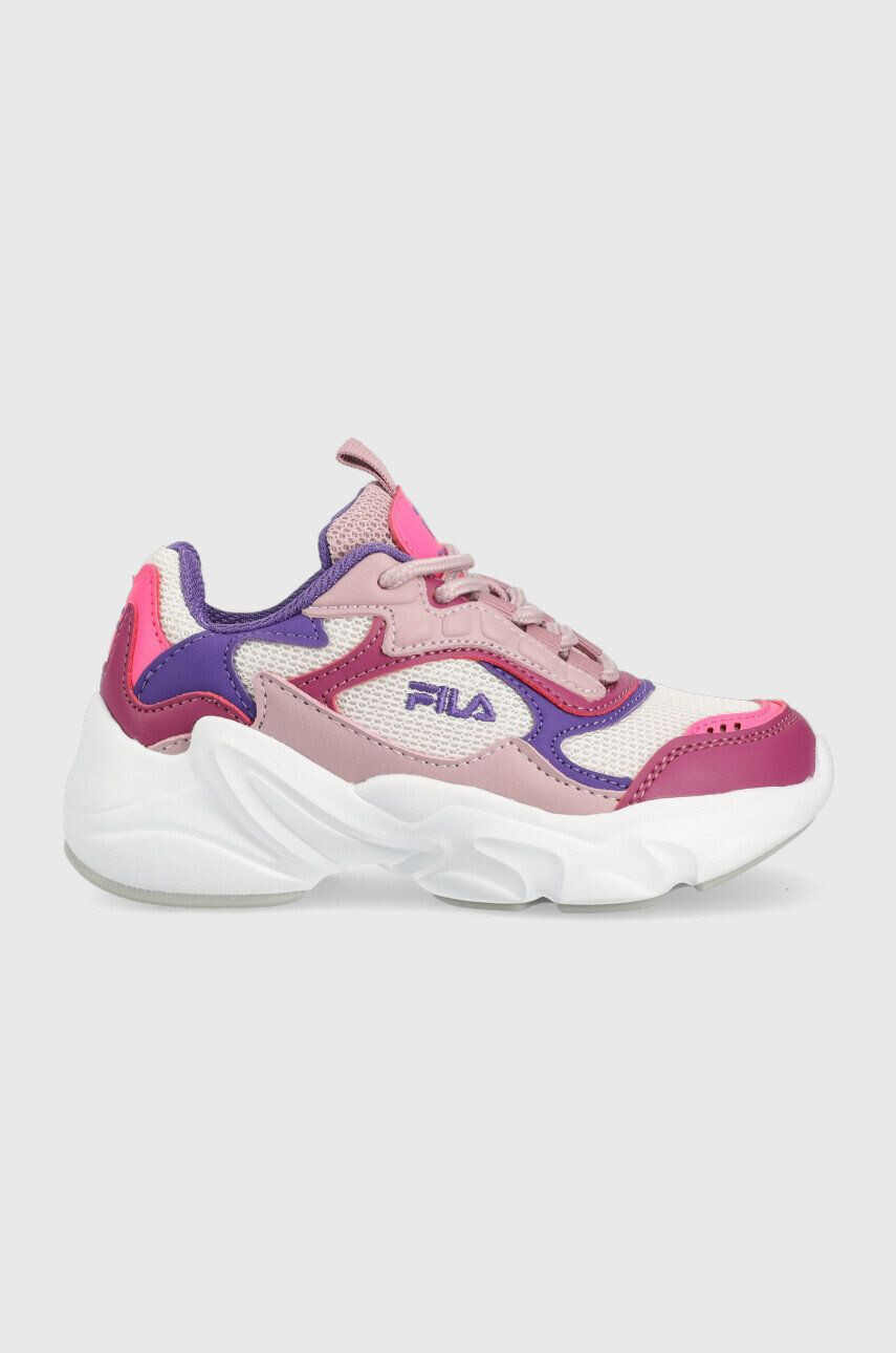 Fila Dětské sneakers boty Collene zelená barva - Pepit.cz