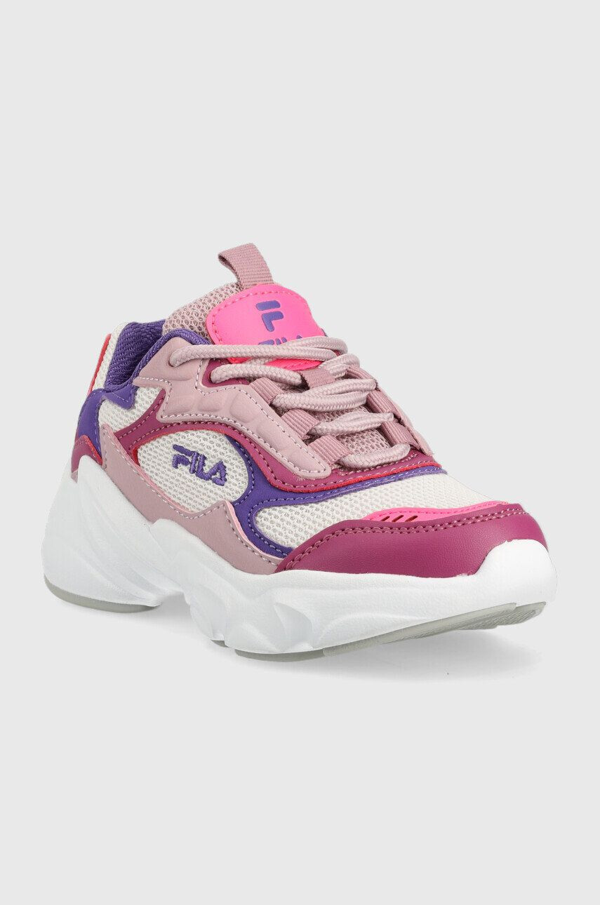 Fila Dětské sneakers boty Collene zelená barva - Pepit.cz