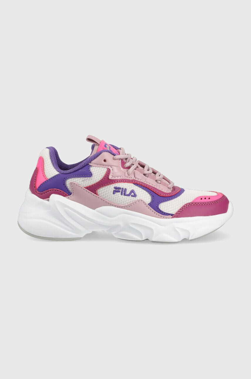 Fila Dětské sneakers boty Collene růžová barva - Pepit.cz