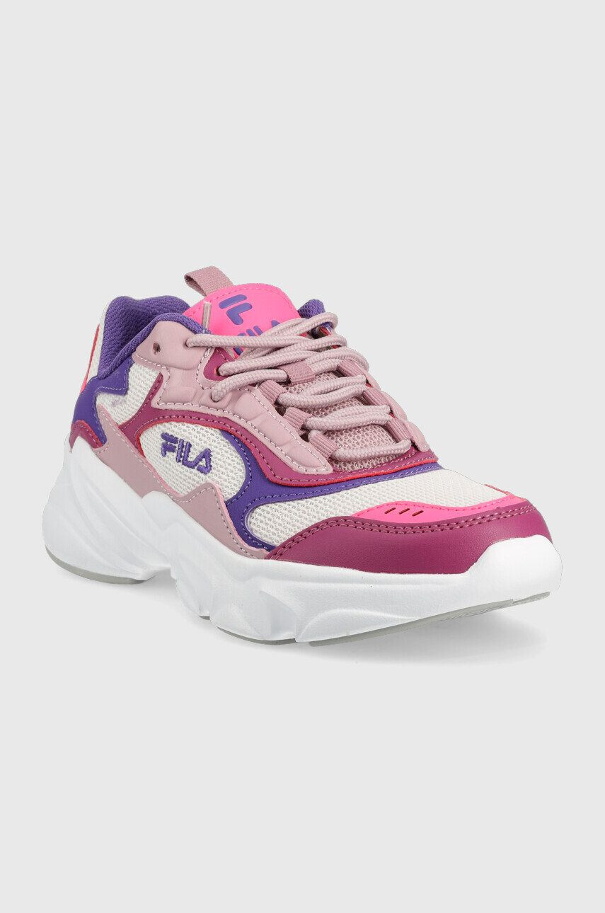 Fila Dětské sneakers boty Collene růžová barva - Pepit.cz