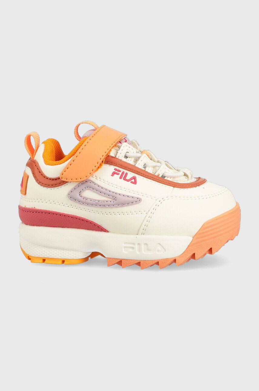 Fila Dětské sneakers boty Disruptor bílá barva - Pepit.cz