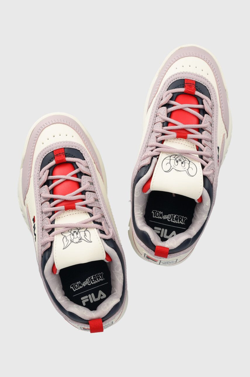 Fila Dětské sneakers boty Disruptor X Tom I Jerry fialová barva - Pepit.cz