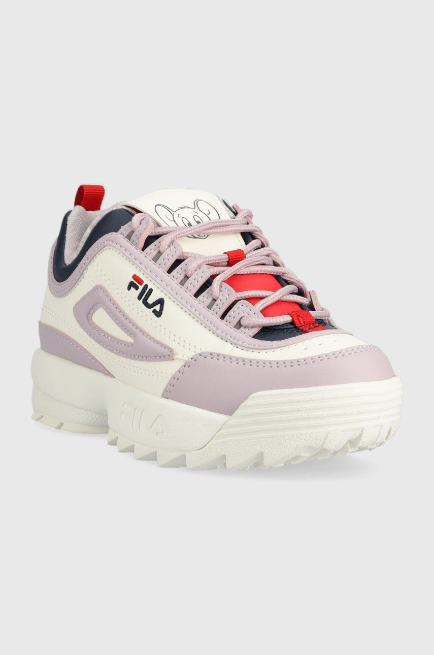 Fila Dětské sneakers boty Disruptor X Tom I Jerry fialová barva - Pepit.cz