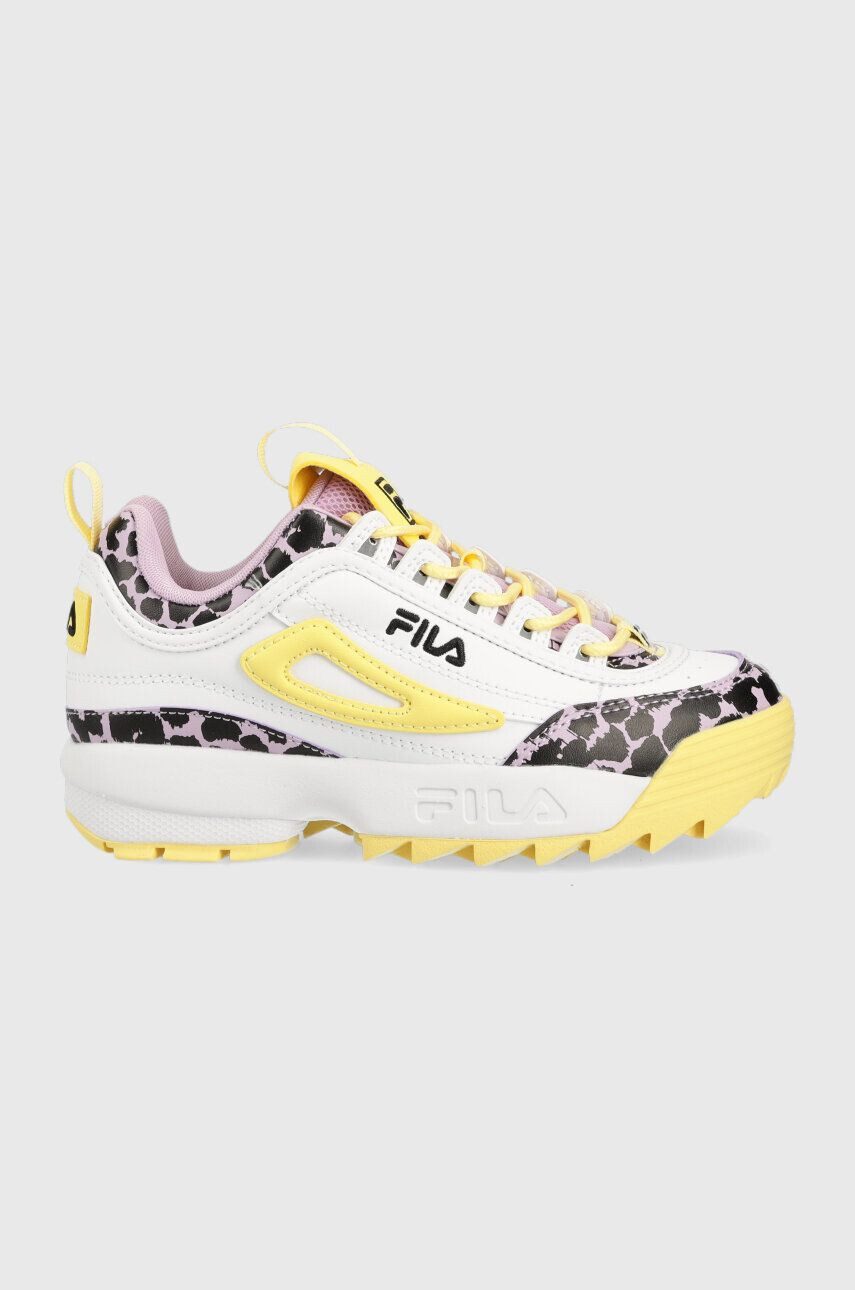 Fila Dětské sneakers boty FFK0115 DISRUPTOR F bílá barva - Pepit.cz