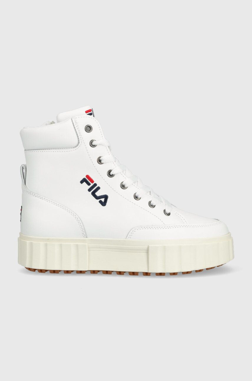 Fila Dětské sneakers boty Sandblast bílá barva - Pepit.cz