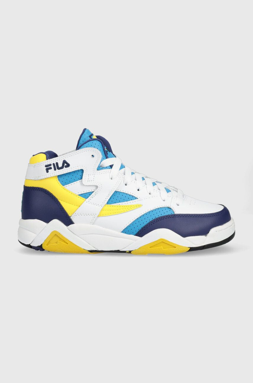 Fila Kožené sneakers boty M-squad bílá barva - Pepit.cz