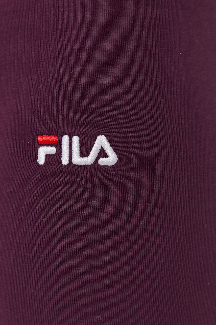 Fila Kraťasy dámské fialová barva hladké medium waist - Pepit.cz