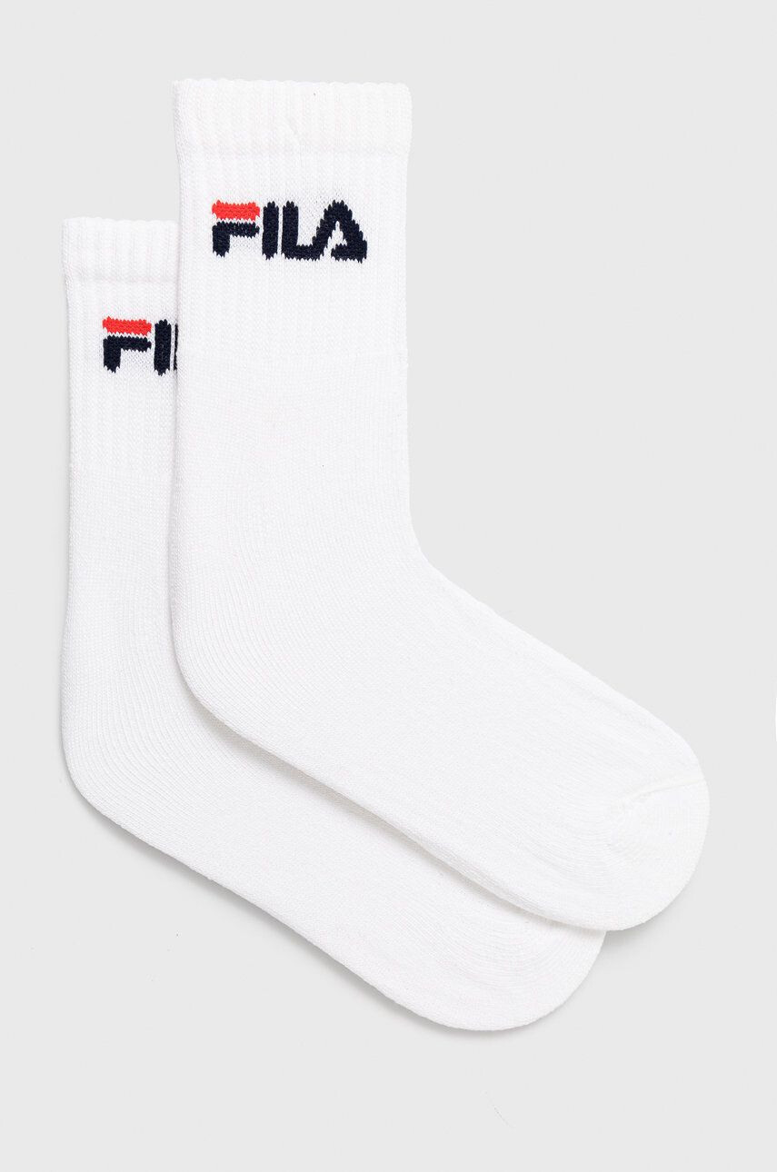 Fila Ponožky 3-pack bílá barva - Pepit.cz