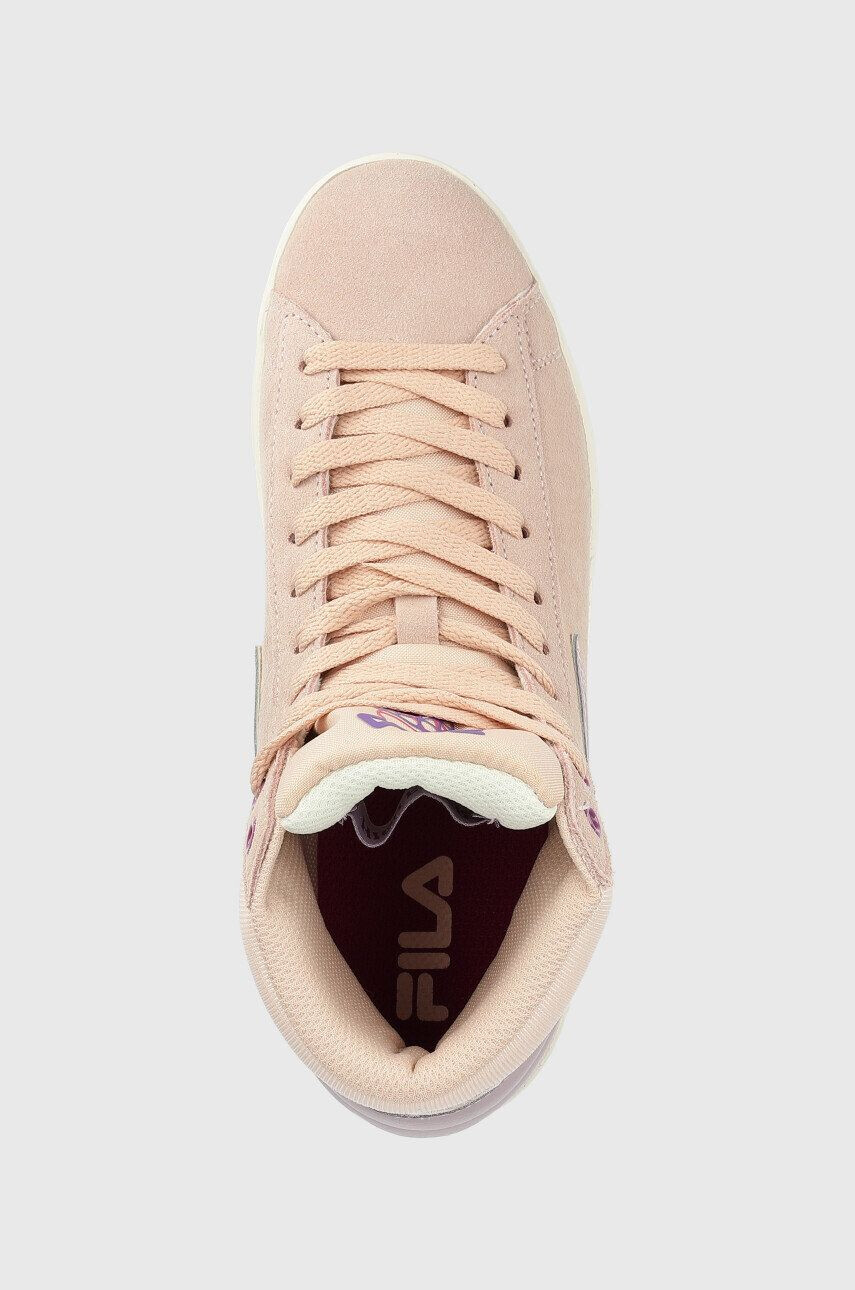 Fila Semišové sneakers boty Highflyer růžová barva - Pepit.cz